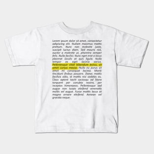 Lorem Ipsum Kids T-Shirt